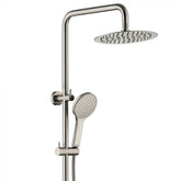 Fienza Kaya Twin Shower Top Inlet - Brushed Nickel